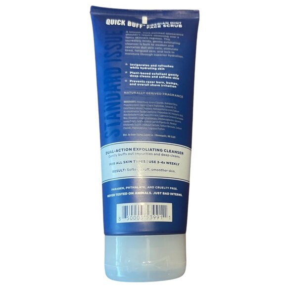 Duke Cannon Supply Co Standard Issue Quick Buff Siberian Mint Face Scrub 6 Fl Oz - Picture 2 of 4